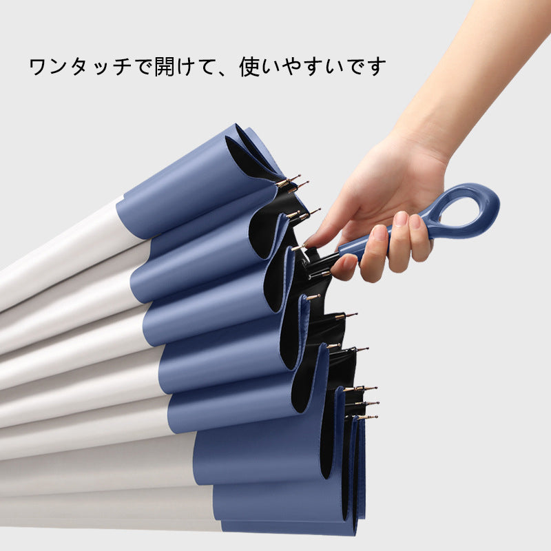 ハート型ハンドル ストレート長傘|16本骨耐風