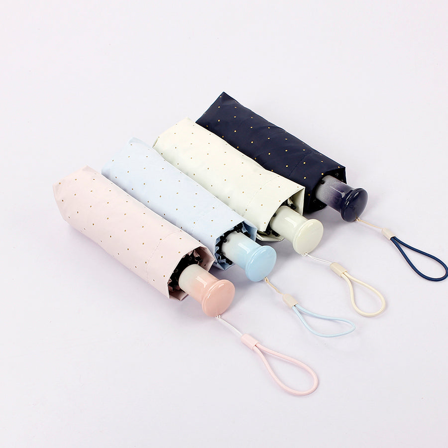 ダブルフレーム耐風 折りたたみ日傘