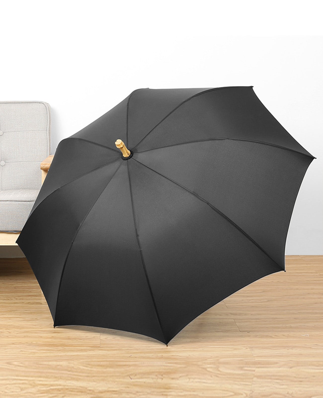 竹柄長傘 雨傘 メンズ 傘 晴雨 兼用