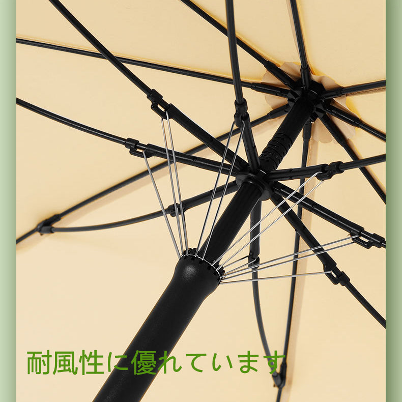 完全遮光 長傘|晴雨兼用・耐風8本骨