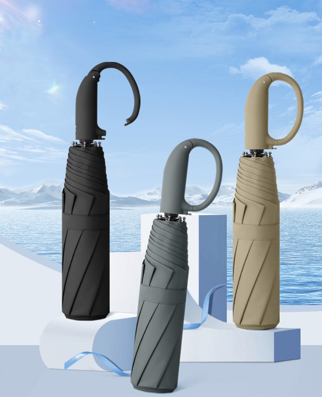 大きい 日傘 男性 用 折り畳み 傘 晴雨 兼用