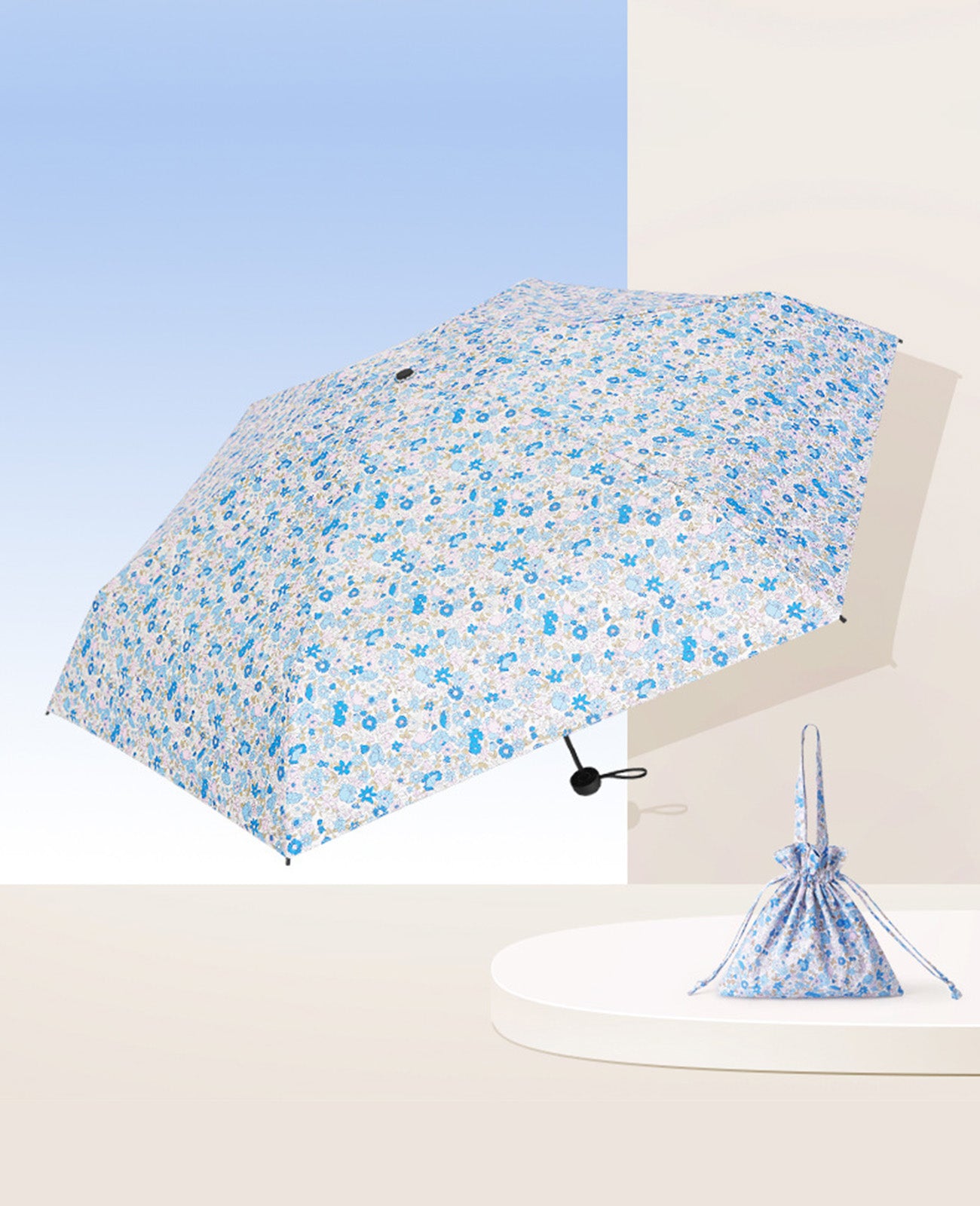 折りたたみ 傘 レディース 完全 遮光 日傘 花 傘