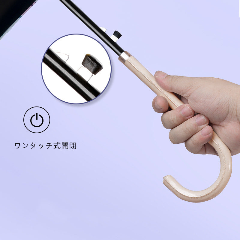 グラデーション 日傘 完全 遮光 長 傘 晴雨 兼用 日傘 長柄