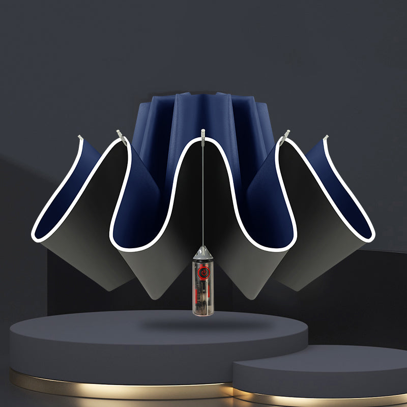 反射ストライプ 100 遮光 日傘 折りたたみ