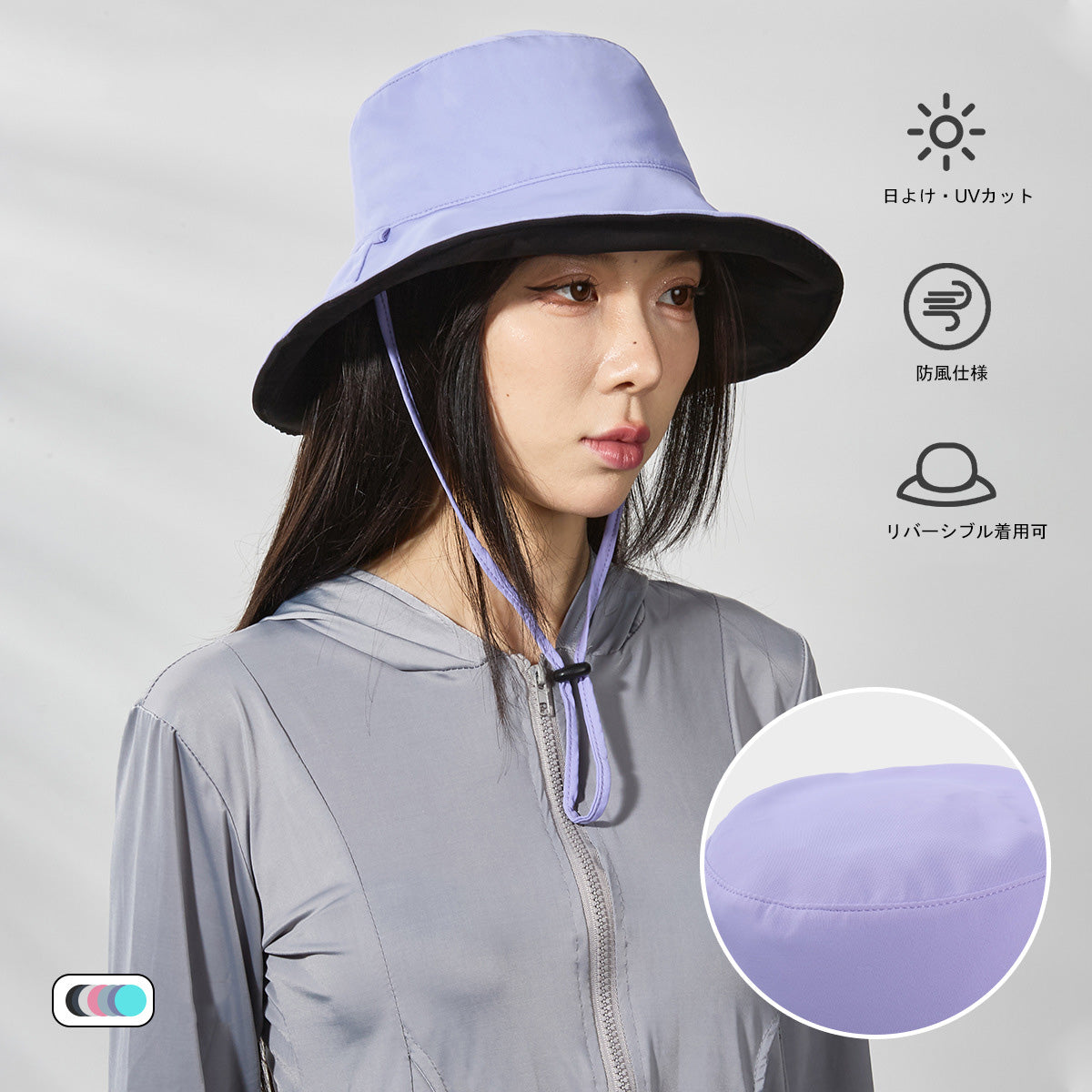 GDC KJ リバーシブルバケットハット GDC KJ リバーシブルバケットハット