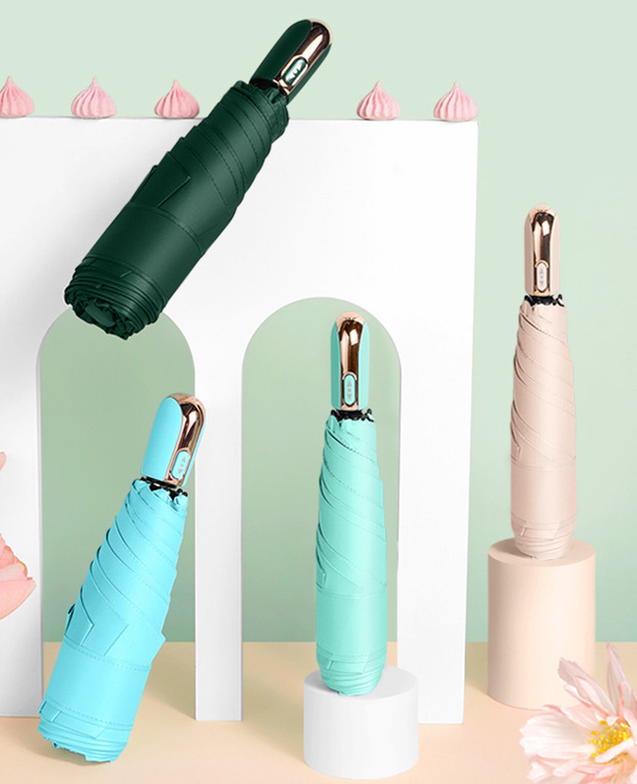 日傘 おしゃれ 折りたたみ 撥 水 耐風 傘