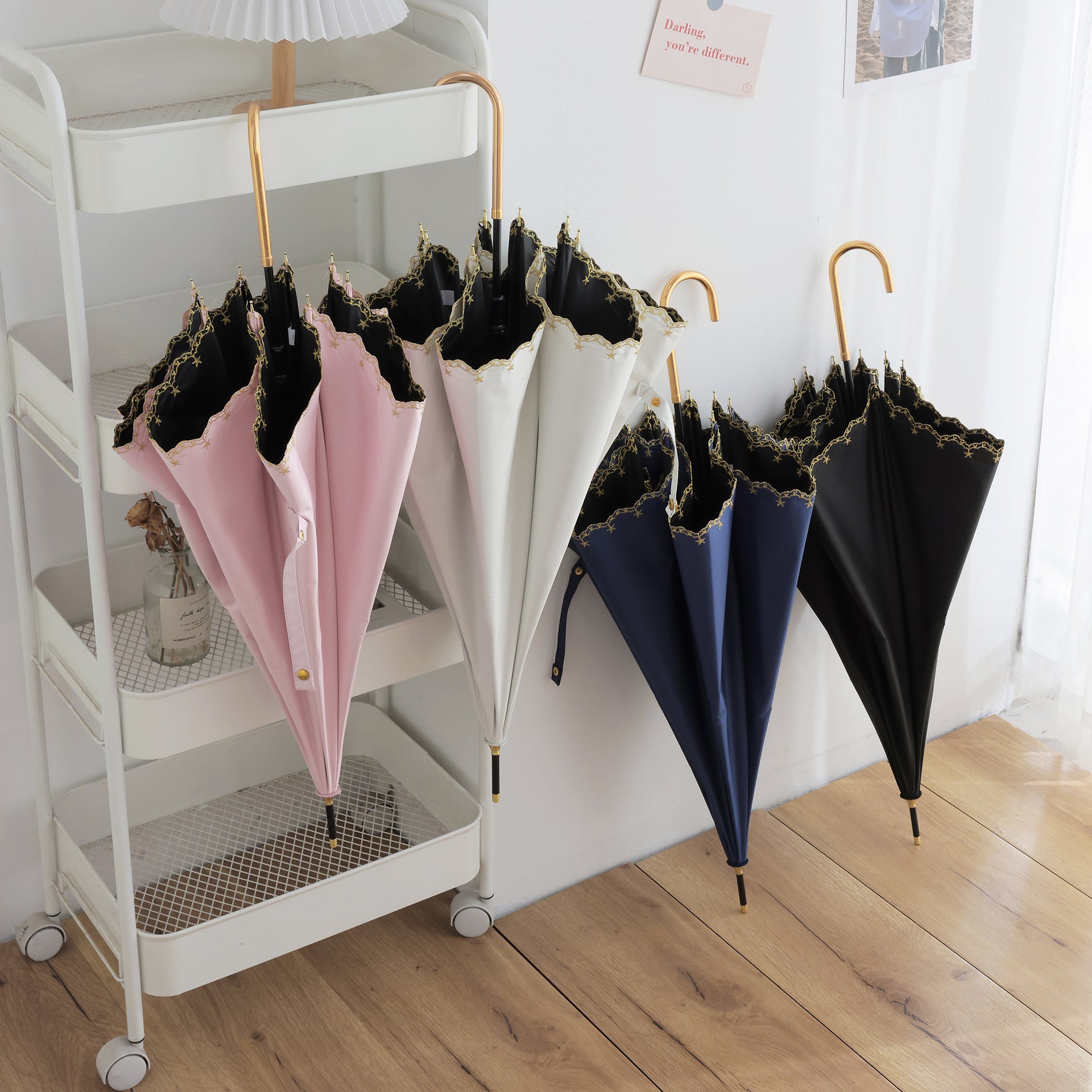 おしゃれ 長 傘 レディース 遮光 日傘