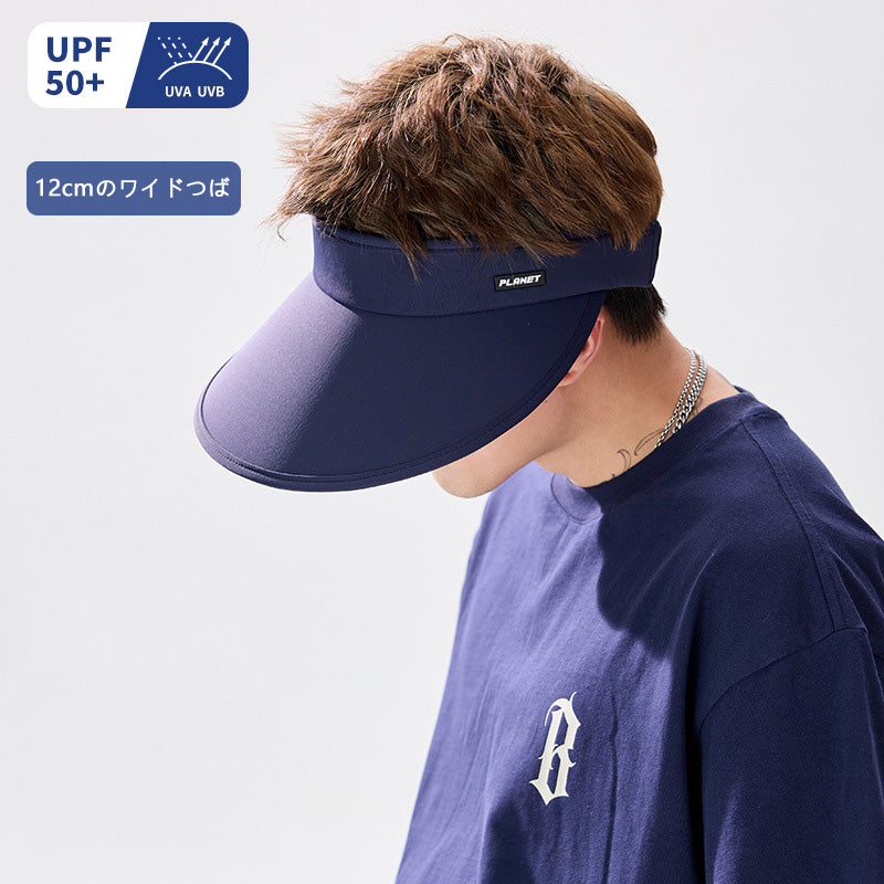 帽子 メンズ 日除け 帽子 夏 の 帽子 ランニング・サイクリング・カジュアル用サンバイザー
