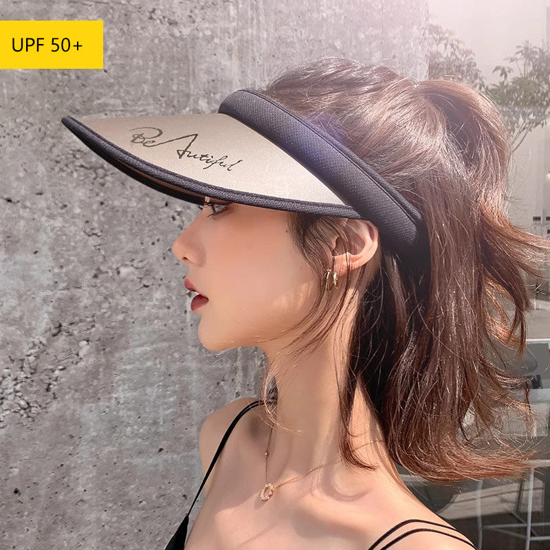 ポニーテール 帽子 日除け つば 広 帽子