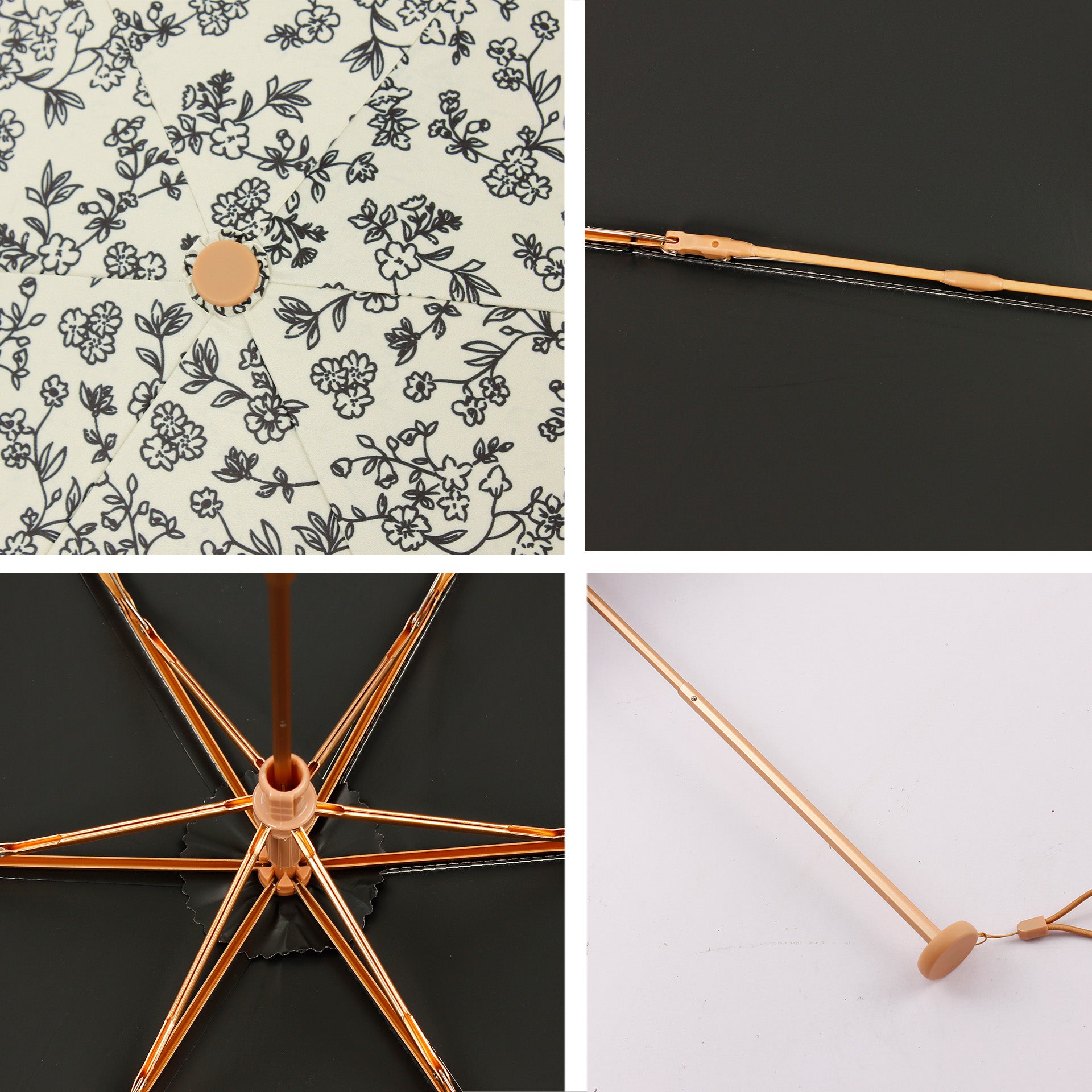 超軽量 完全遮光 折りたたみ日傘 145g