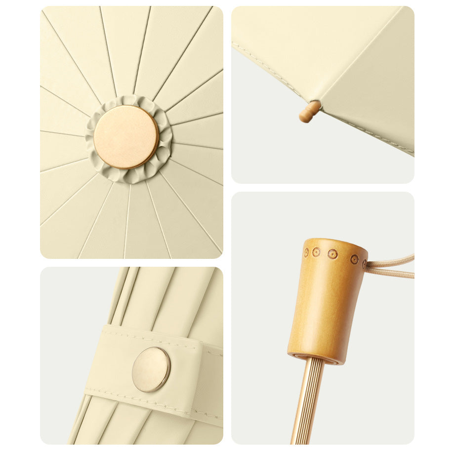 実木ハンドル折り畳み 軽量 日傘