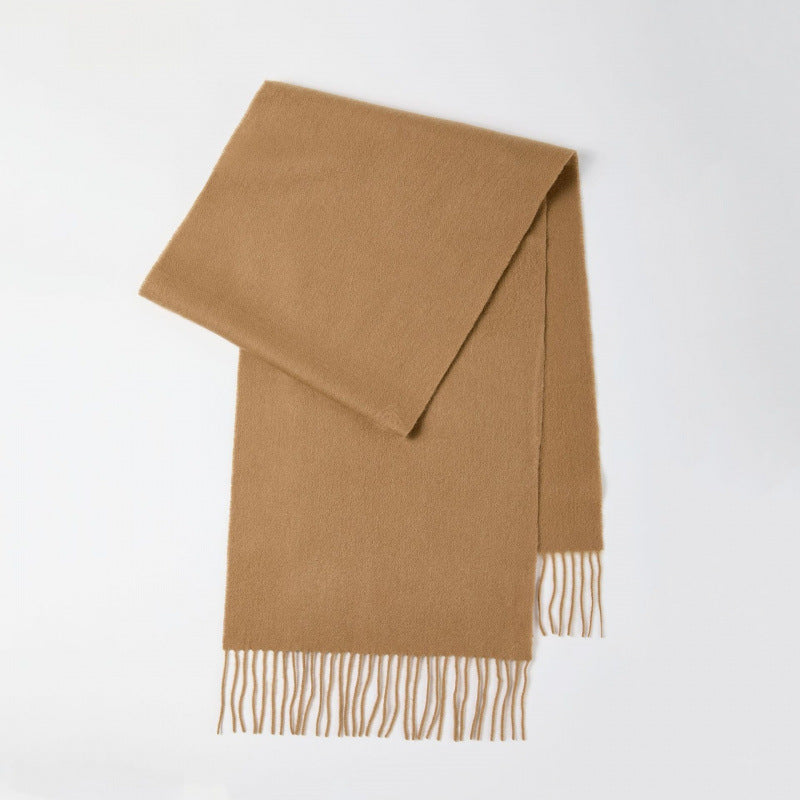 100％ウール 保温スカーフ＆ネックウォーマー