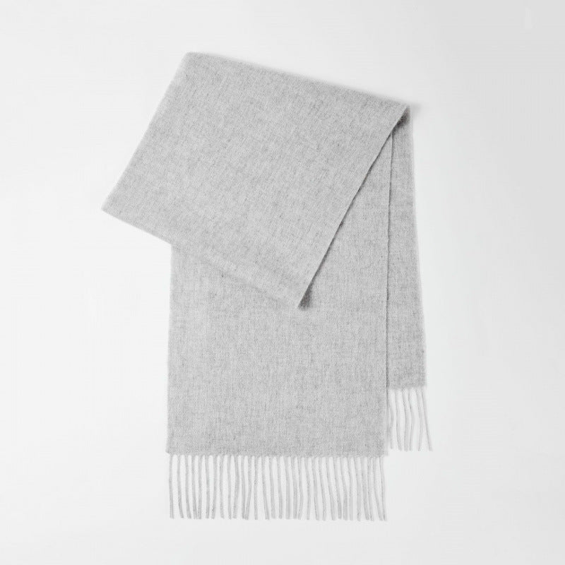 100％ウール 保温スカーフ＆ネックウォーマー