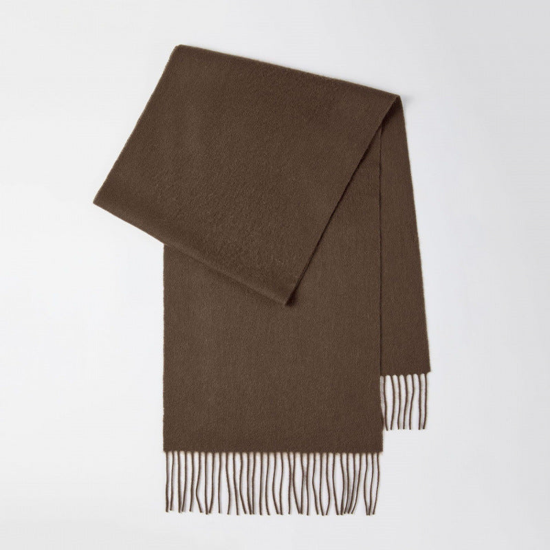 100％ウール 保温スカーフ＆ネックウォーマー