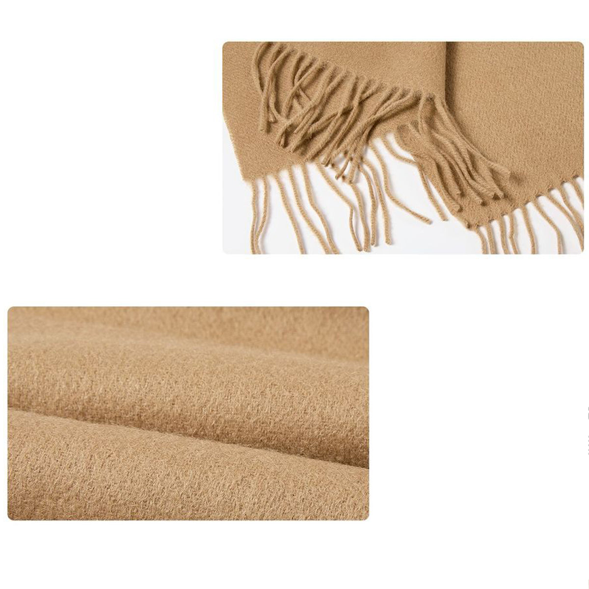 100％ウール 保温スカーフ＆ネックウォーマー