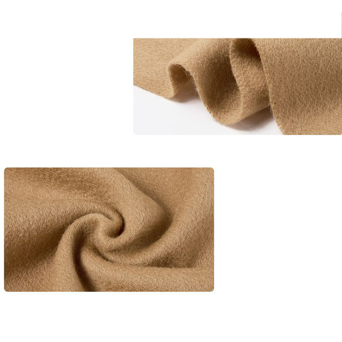 100％ウール 保温スカーフ＆ネックウォーマー