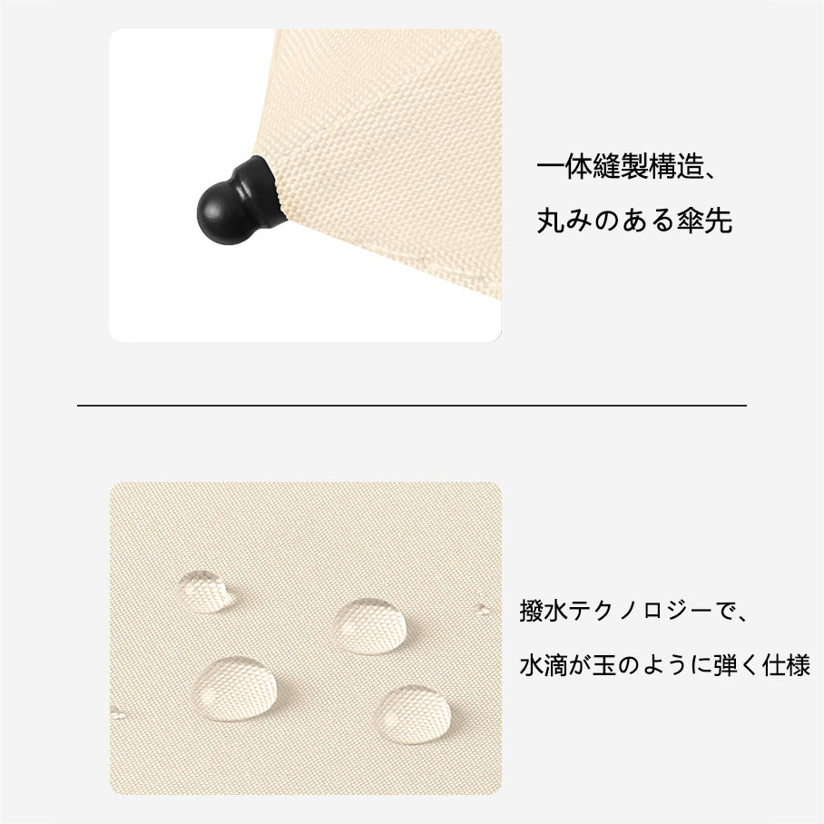 記憶形状ミニポケット日傘｜完全遮光・超軽量4段折りたたみ傘