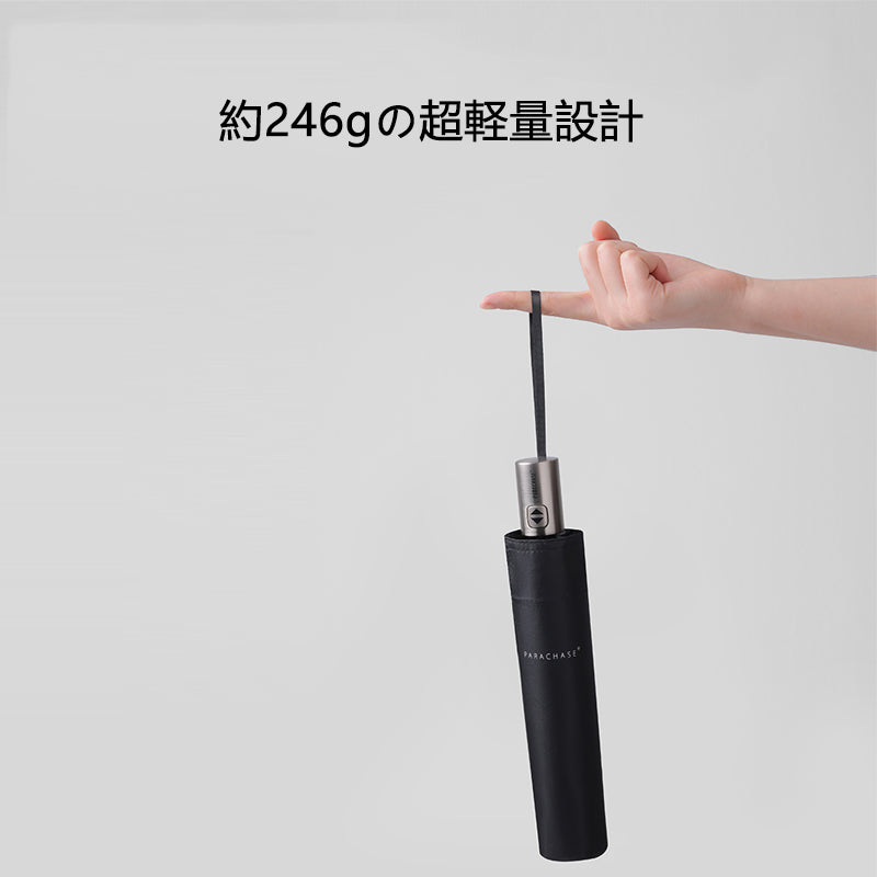 軽量ワイド 自動開閉折りたたみ傘｜7本骨耐風・30D生地