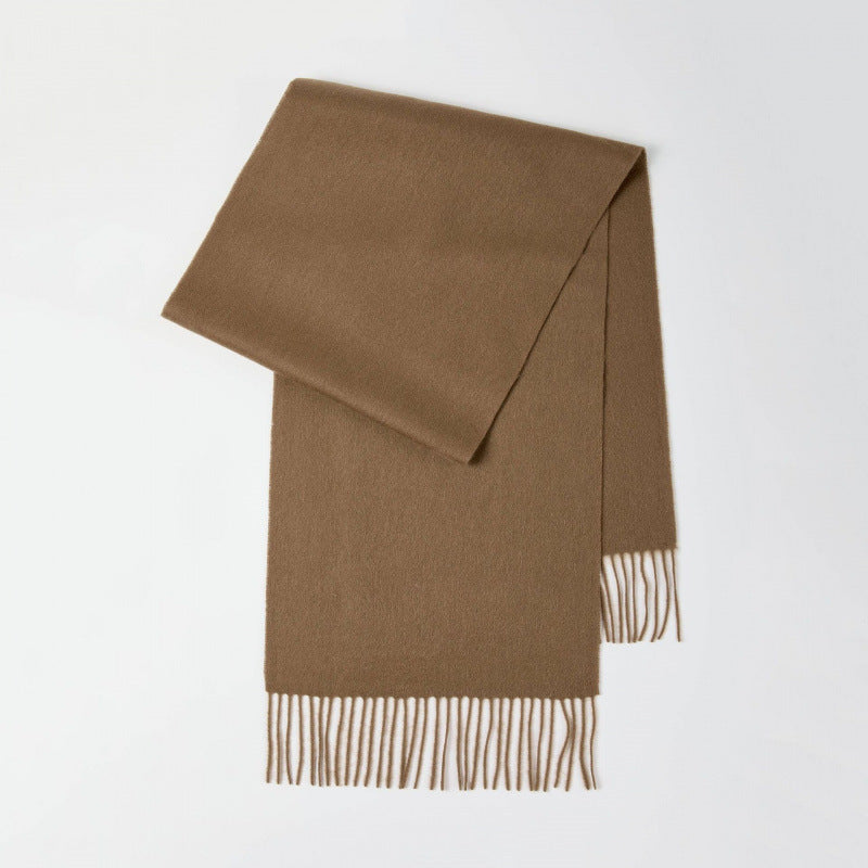 100％ウール 保温スカーフ＆ネックウォーマー