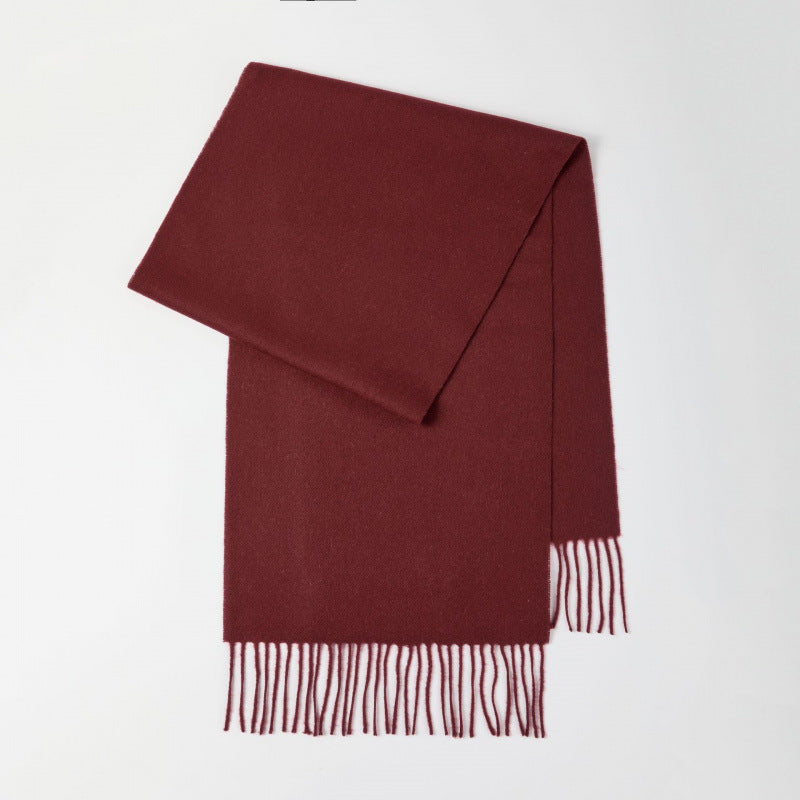 100％ウール 保温スカーフ＆ネックウォーマー