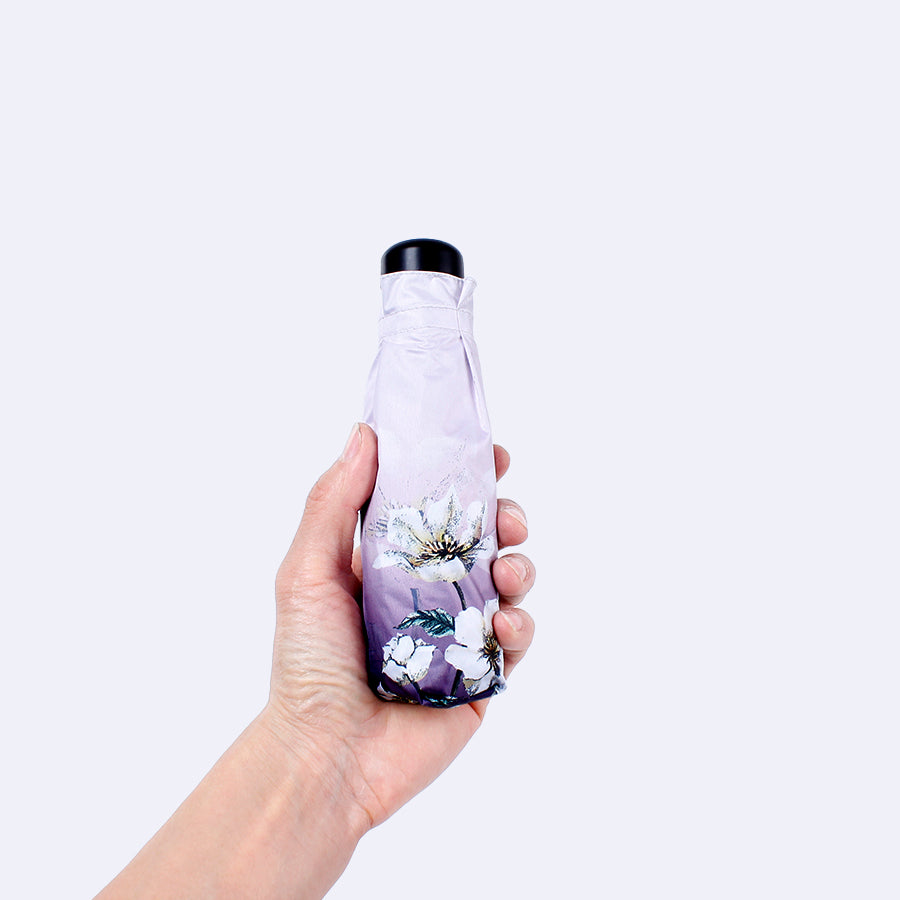 フラワープリント 折りたたみポケット日傘