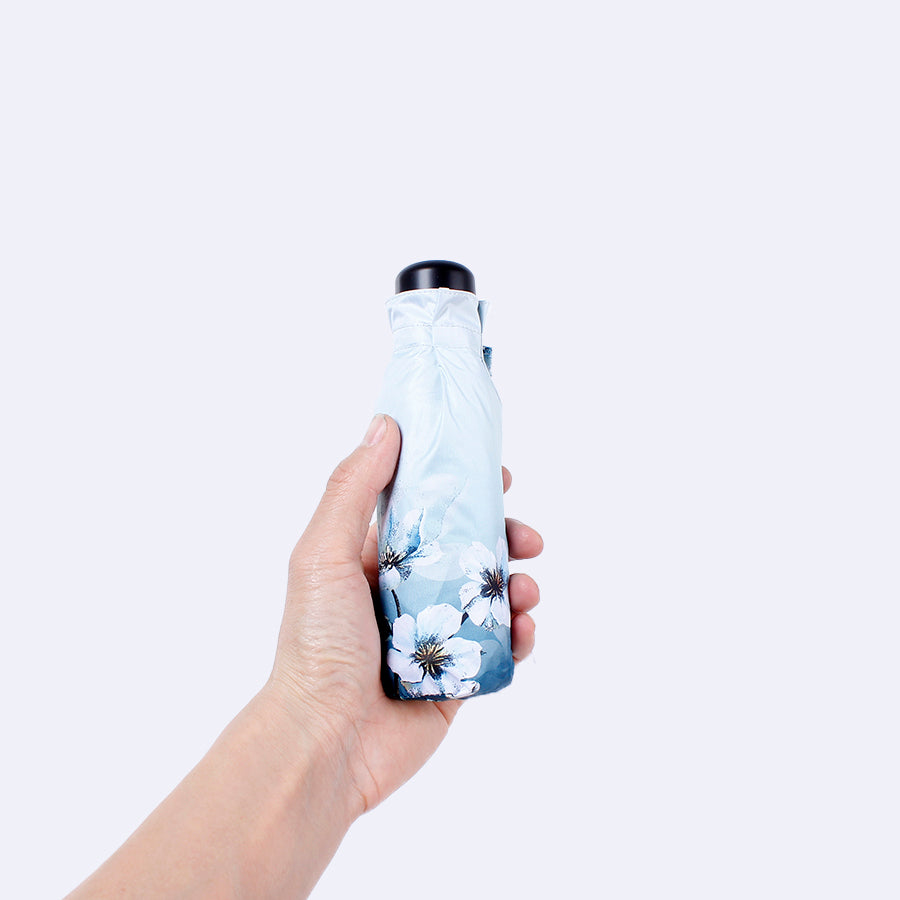 フラワープリント 折りたたみポケット日傘