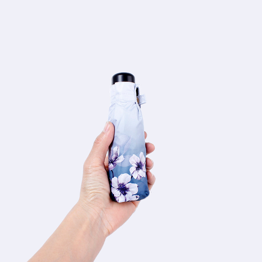 フラワープリント 折りたたみポケット日傘