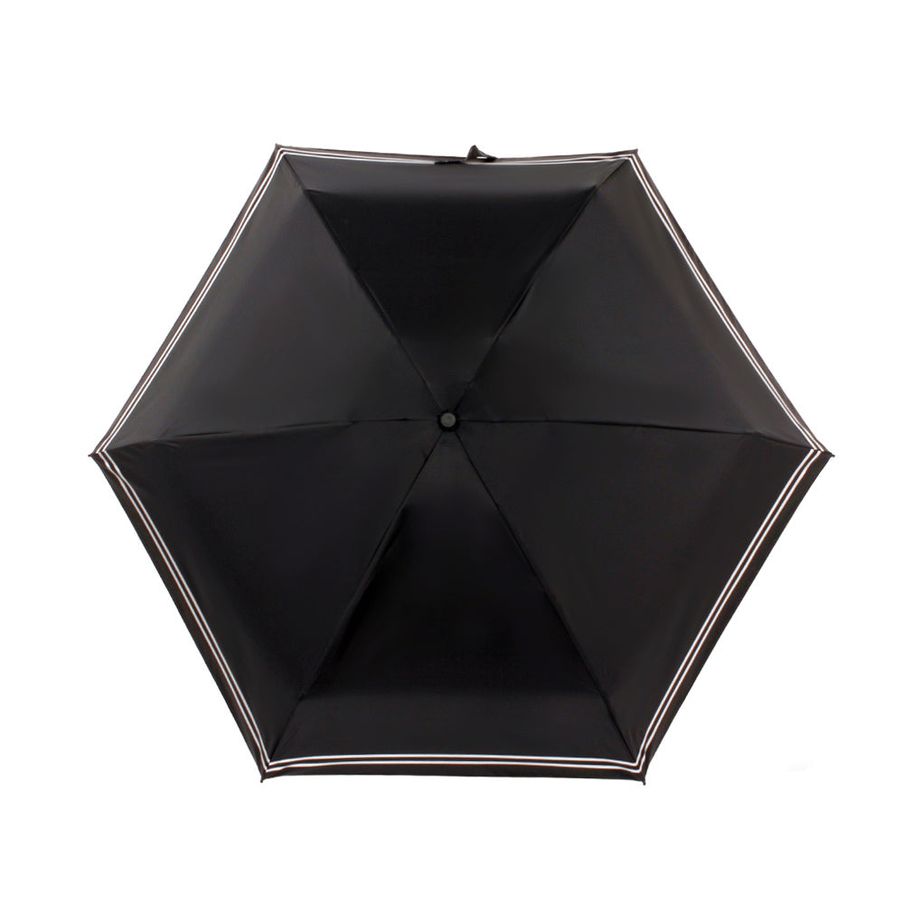 ストライプ柄 5つ折り耐風日傘