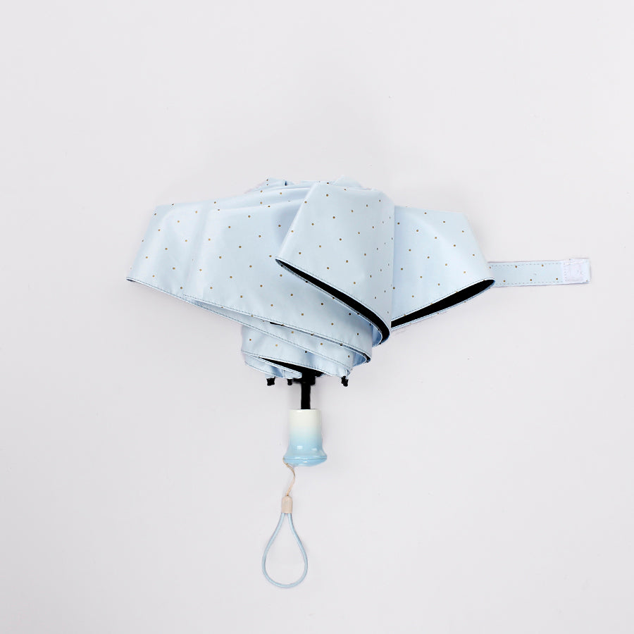 ダブルフレーム耐風 折りたたみ日傘