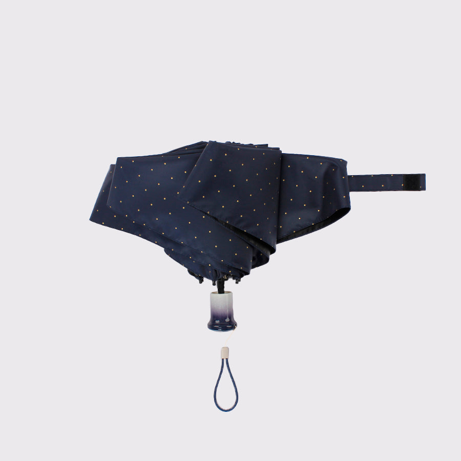 ダブルフレーム耐風 折りたたみ日傘