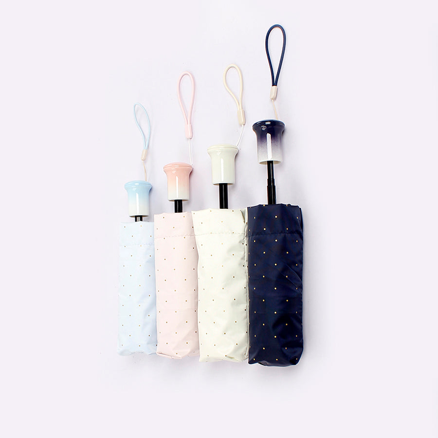 ダブルフレーム耐風 折りたたみ日傘