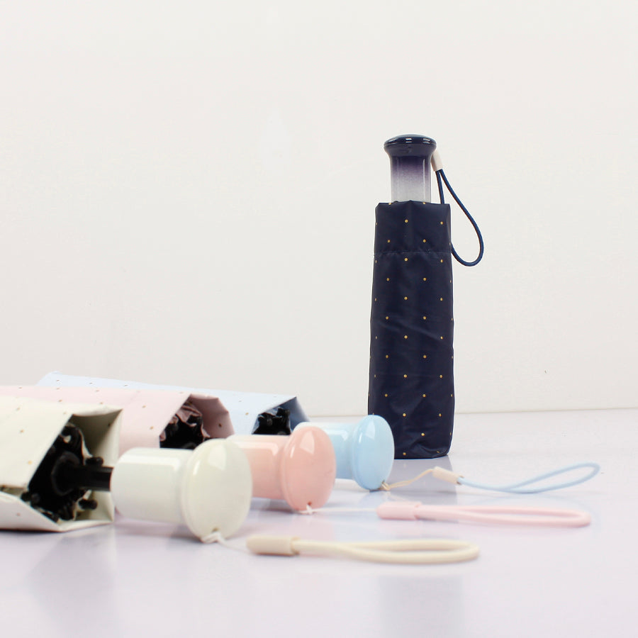 ダブルフレーム耐風 折りたたみ日傘