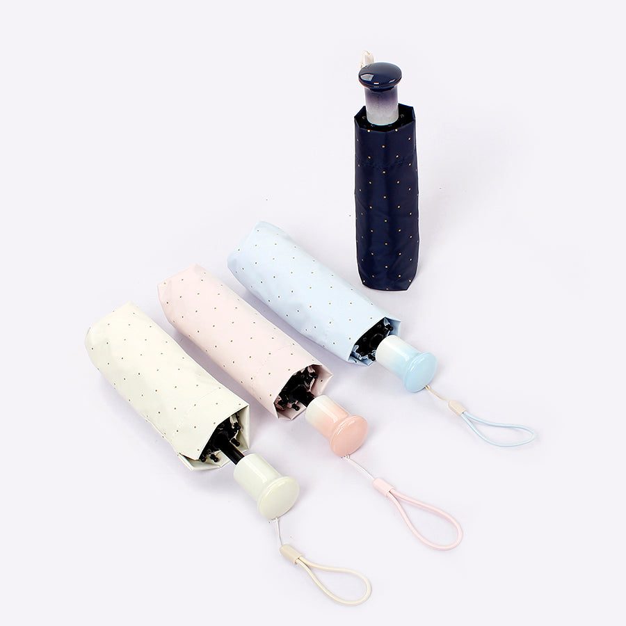 ダブルフレーム耐風 折りたたみ日傘