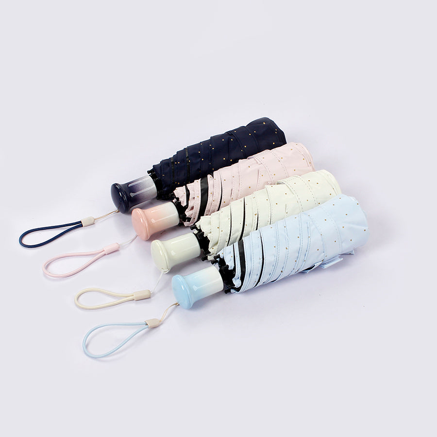 ダブルフレーム耐風 折りたたみ日傘