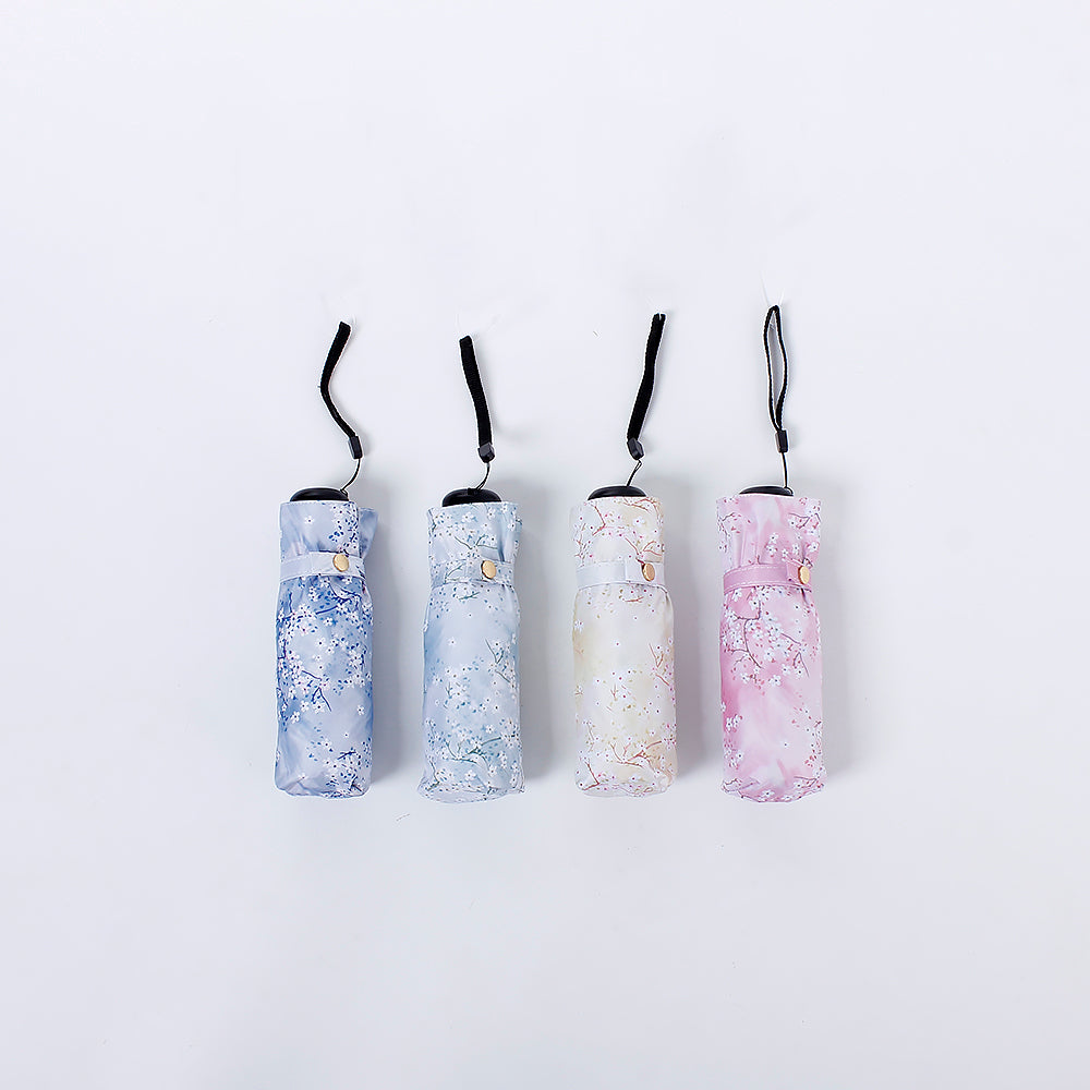 ロマンティック桜柄 折りたたみ日傘