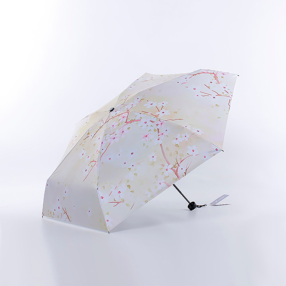 ロマンティック桜柄 折りたたみ日傘