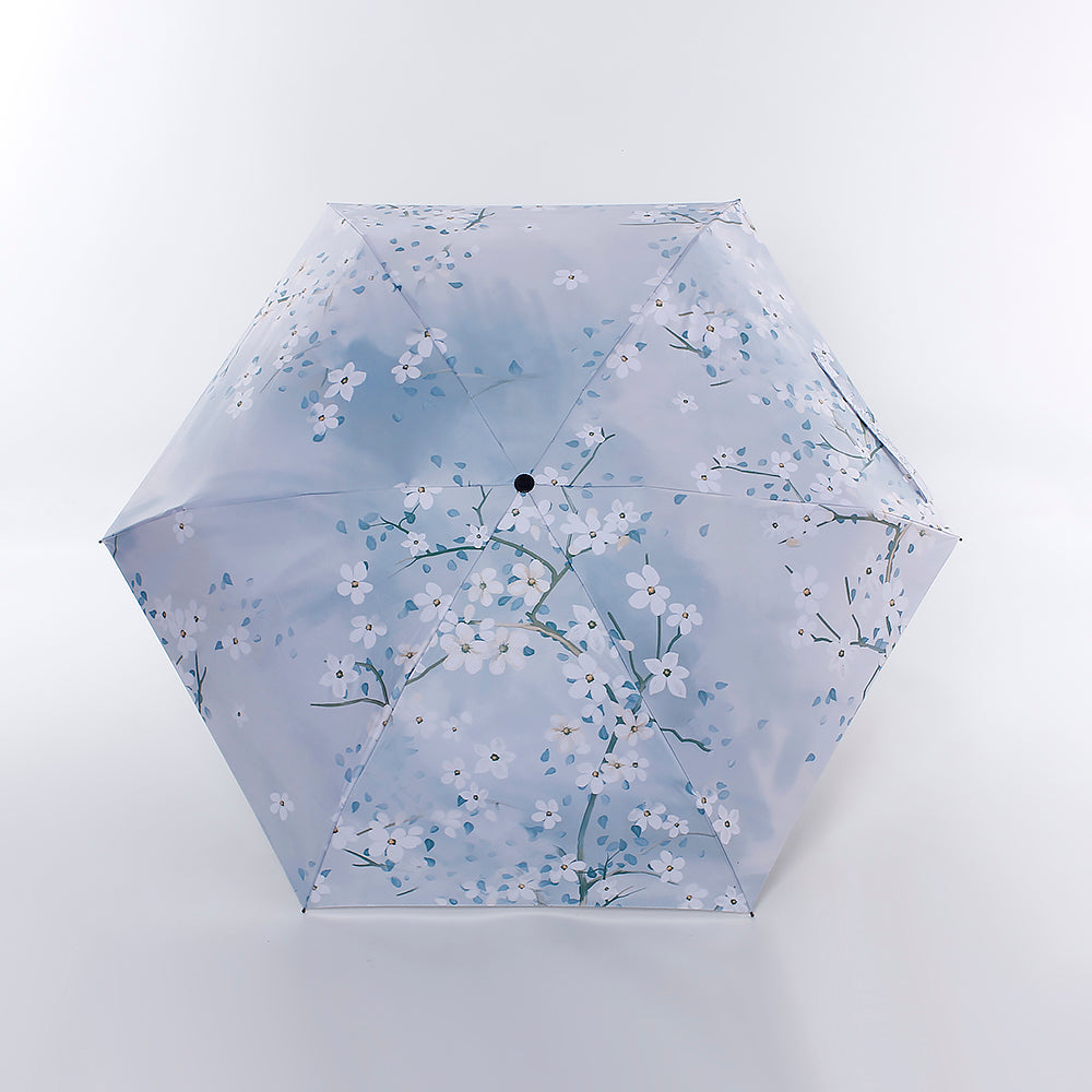 ロマンティック桜柄 折りたたみ日傘