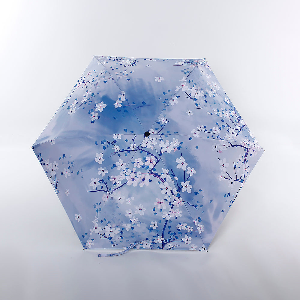 ロマンティック桜柄 折りたたみ日傘
