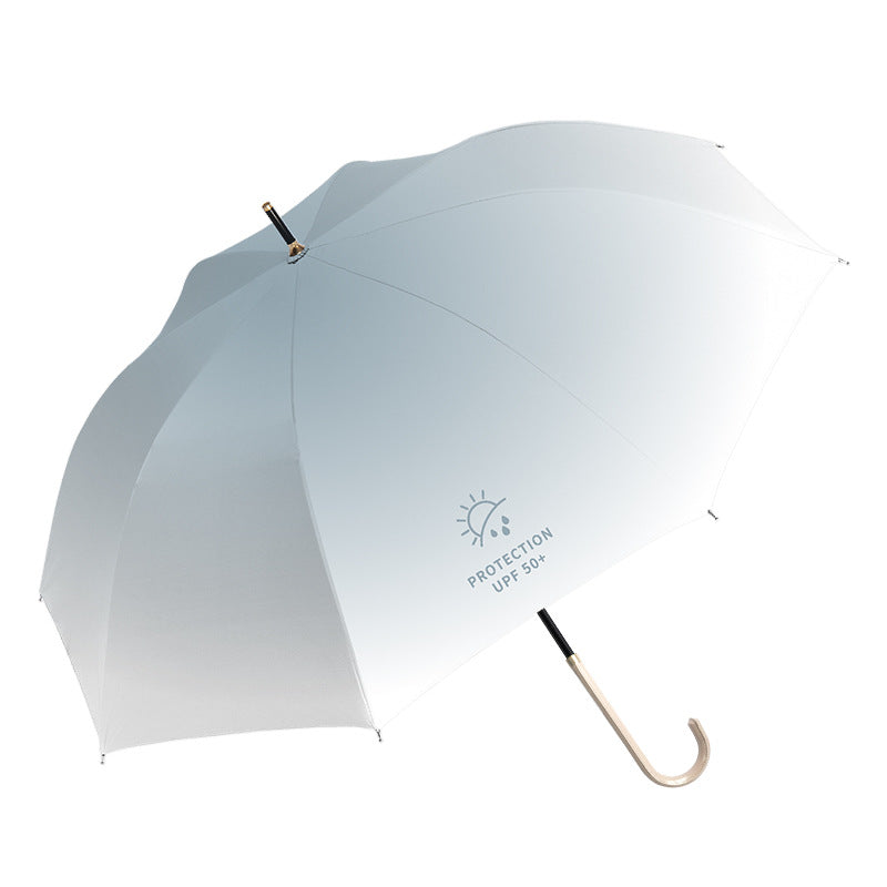 グラデーション濃淡藍染め日傘 グラデーション濃淡藍染め日傘