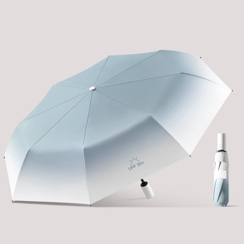 グラデーション 折りたたみ 傘 晴雨 兼用 耐風 日傘 | Kumokasa