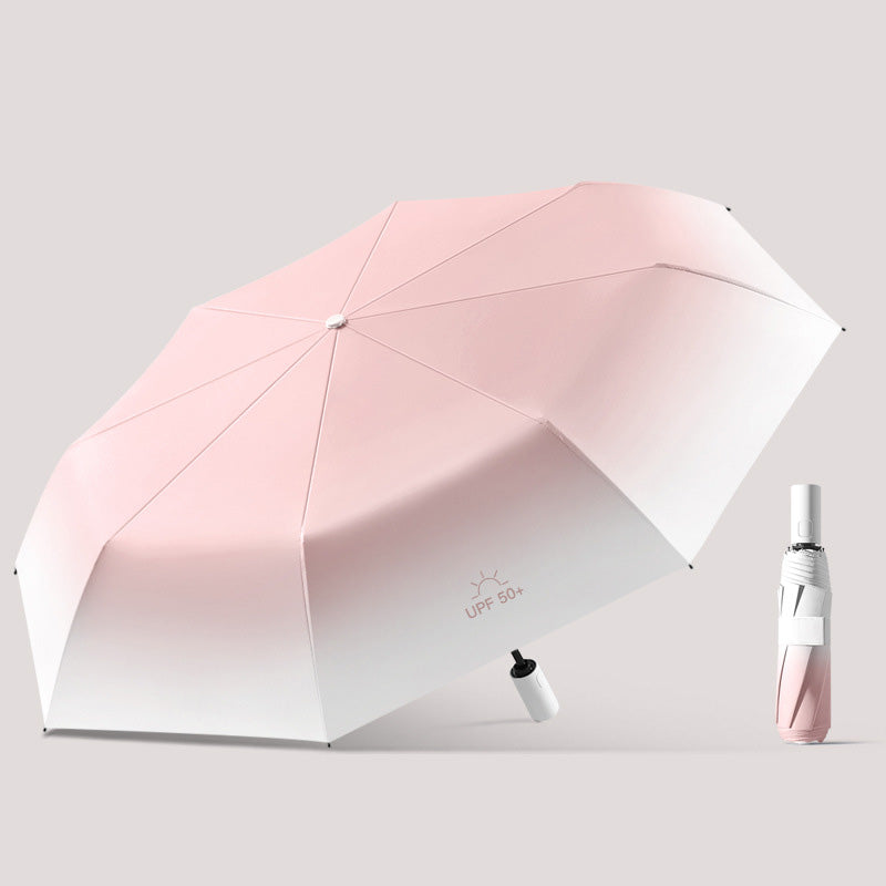 グラデーション 折りたたみ 傘 晴雨 兼用 耐風 日傘 | Kumokasa