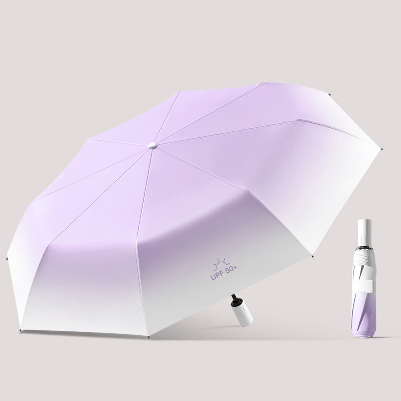 グラデーション 折りたたみ 傘 晴雨 兼用 耐風 日傘 | Kumokasa