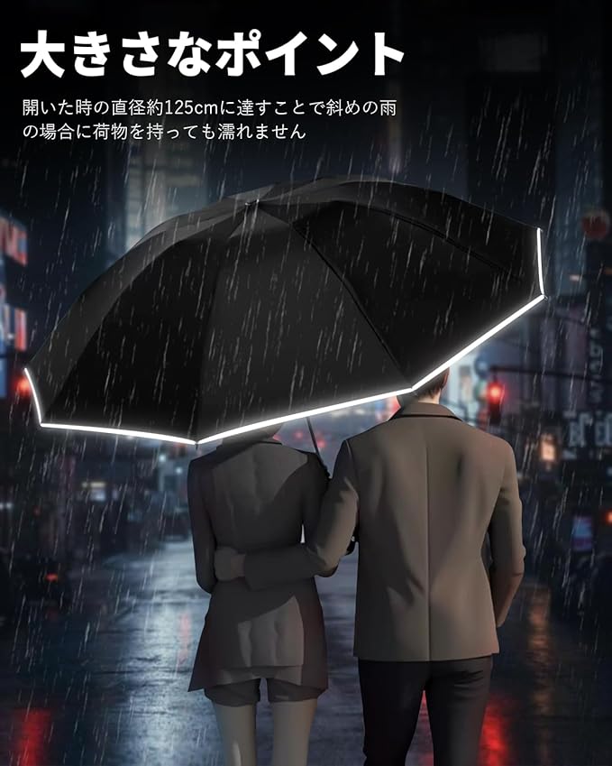 メンズ 大きい 折り畳み 日傘