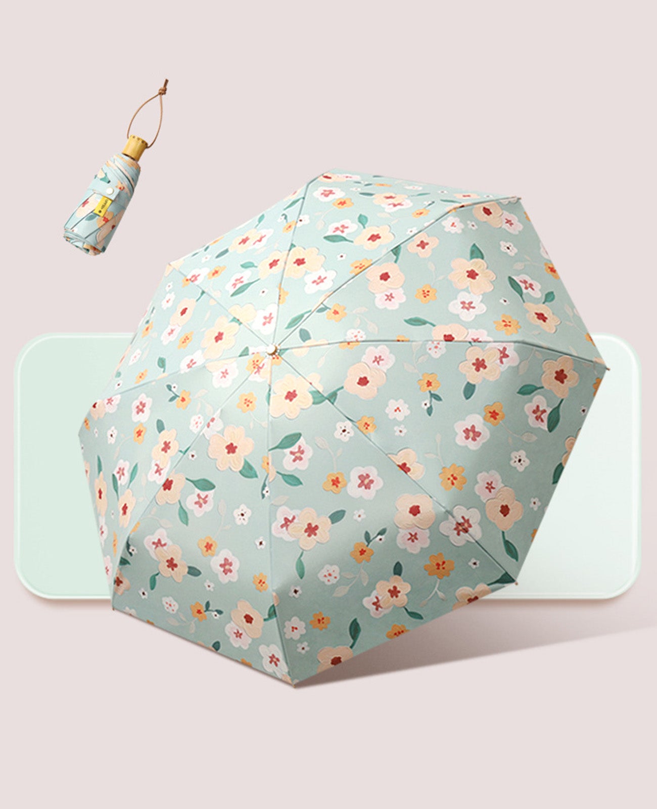 サマーシールド 日傘 Beaurance （ビューランス）】 ボーラー刺繍晴雨兼用パラソル